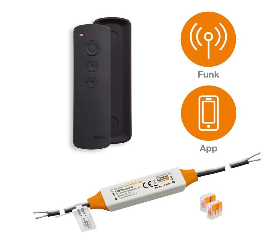 SCHLÜTER LIPROTEC PEBR1 LTPEBR1 Plug Play Bluetooth Receiver 24V