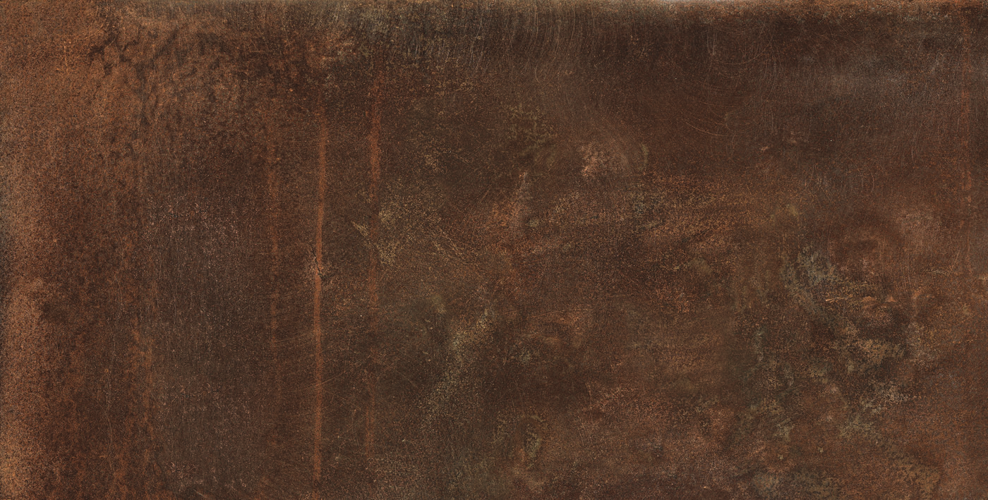 Ergon Metal Style Bodenfliese Metalloptik Rost Matt 60x120 cm rektifiziert R10B
