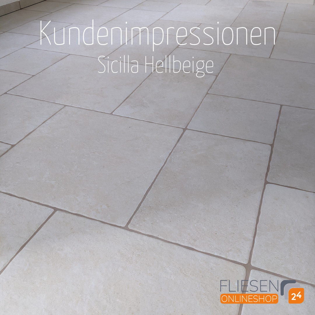 Catalea Gres Sicilla Bodenfliese Terrakotta Hellbeige matt 30x50 cm 