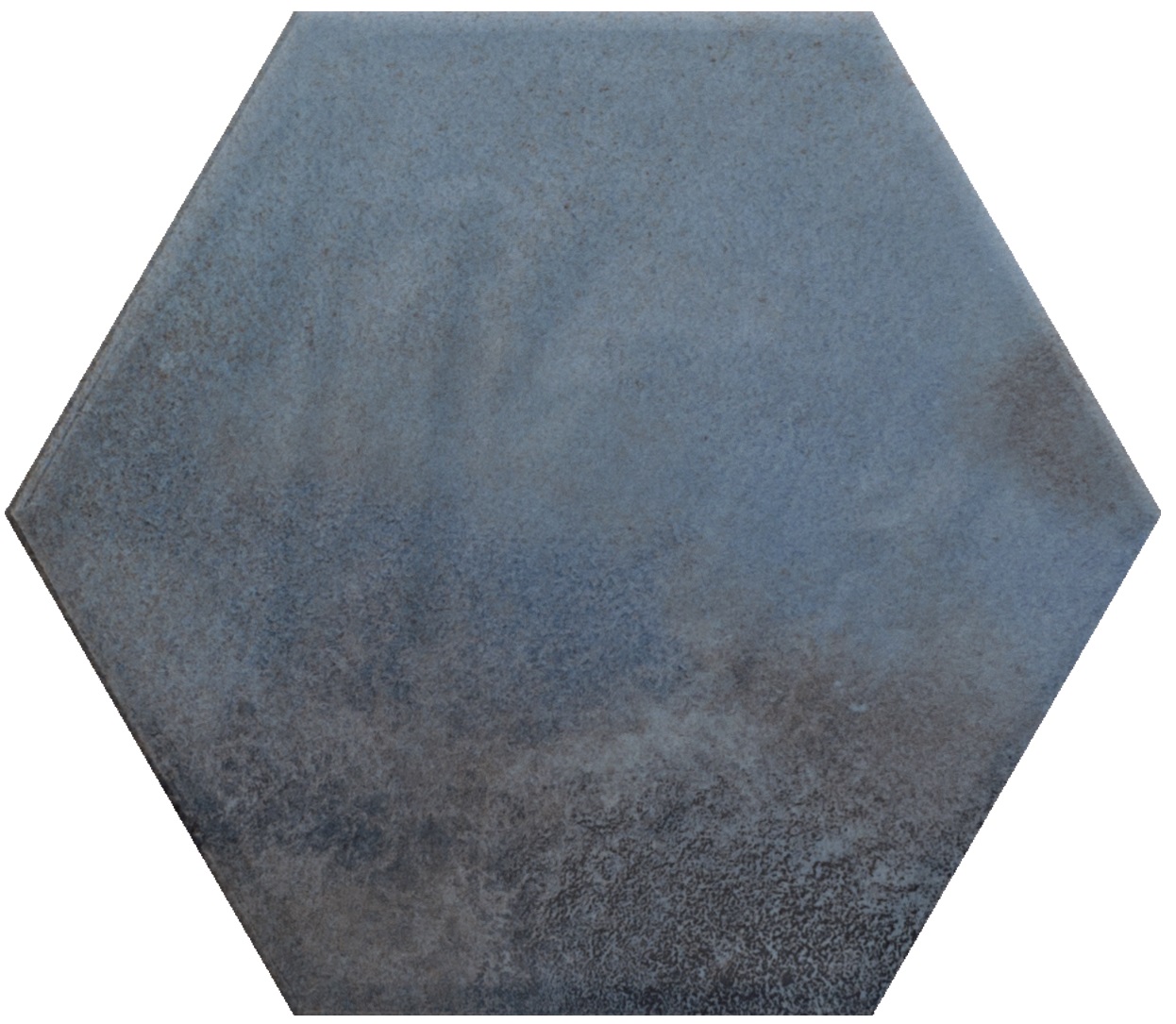 Catalea Gres Timra Hexagonfliese Blau Glänzend 16x18 cm 