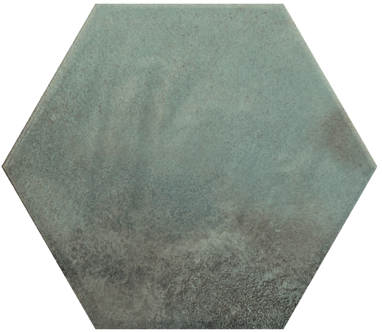 Catalea Gres Timra Hexagonfliese Grün Glänzend 16x18 cm 