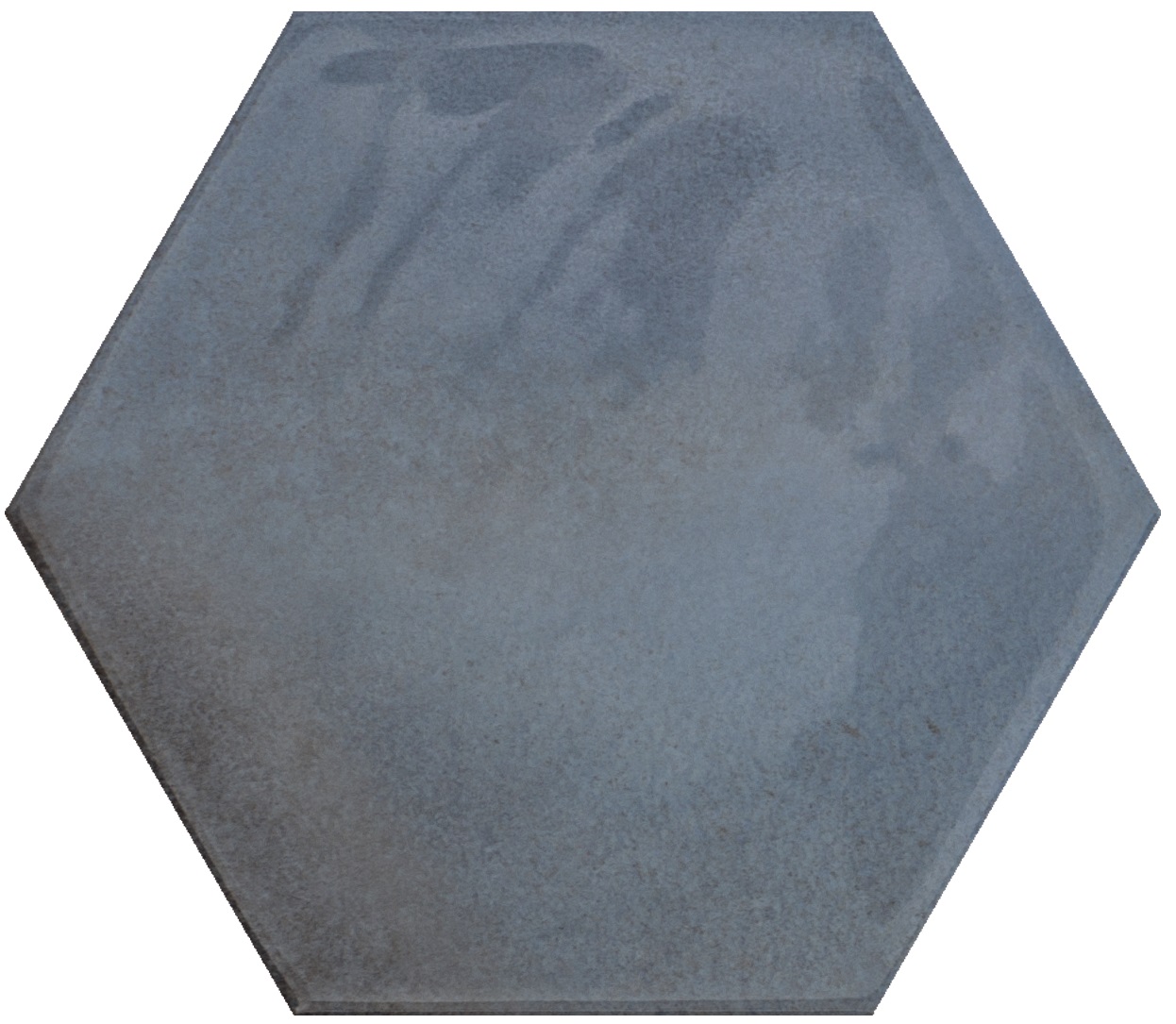 Catalea Gres Timra Hexagonfliese Blau Glänzend 16x18 cm 