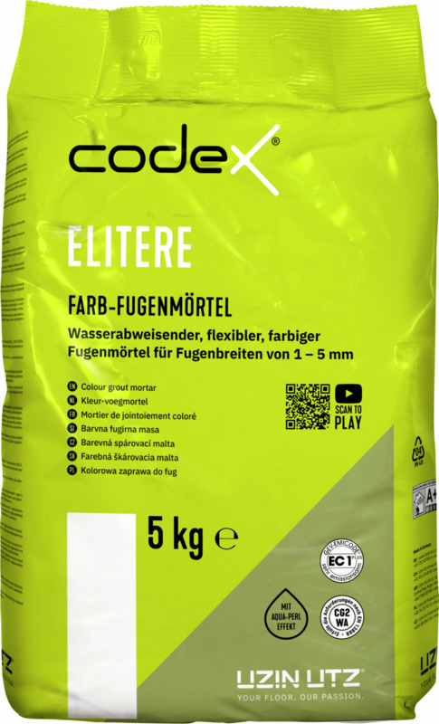 Codex Elitere Farbfugenmörtel Cremeweiß 5 kg