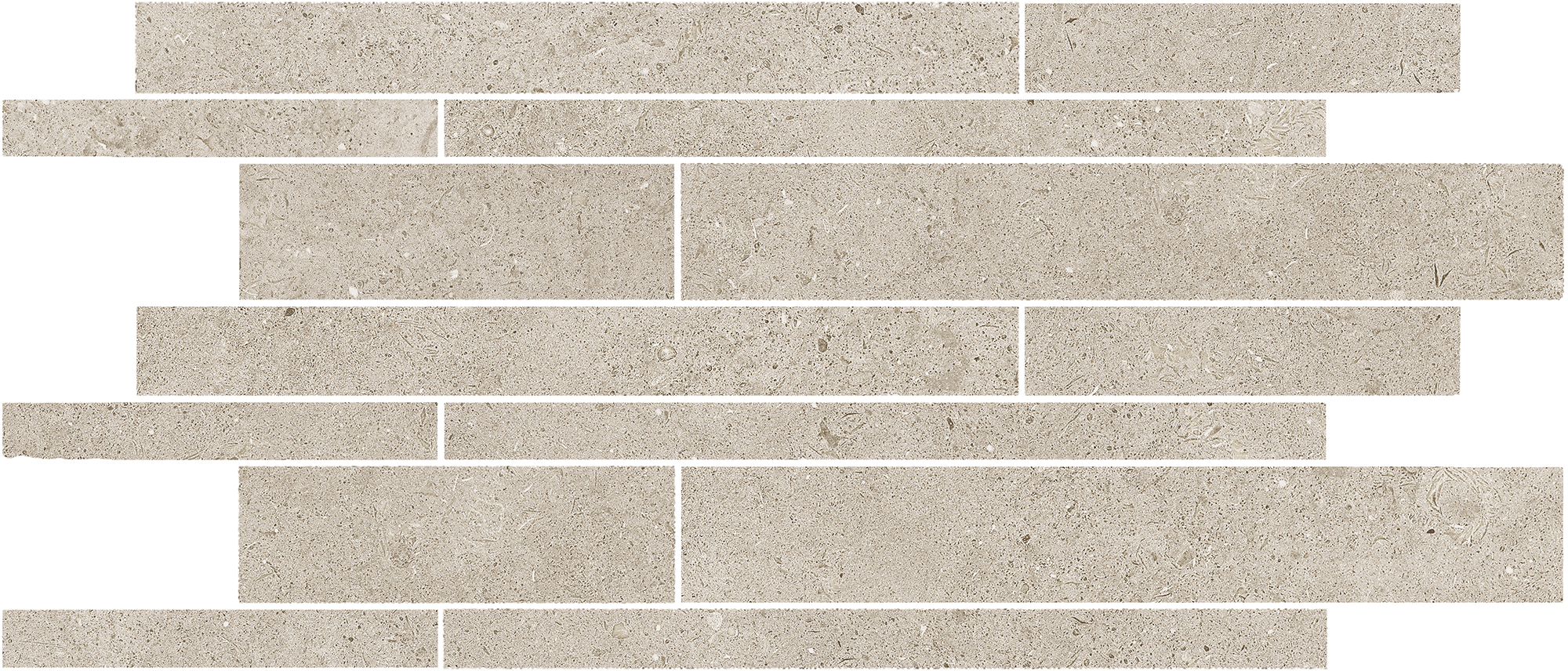 Urbanixx Gres Osaki Stäbchenmosaik Natursteinoptik Beige matt 30x60 cm R10