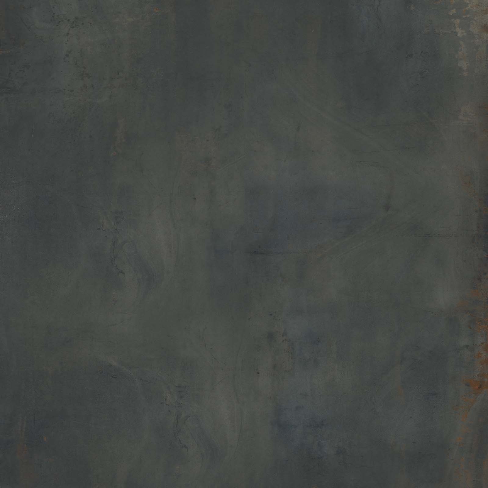 Flaviker Rebel Bodenfliese Metalloptik Schwarz Matt 80x80 cm rektifiziert R10B
