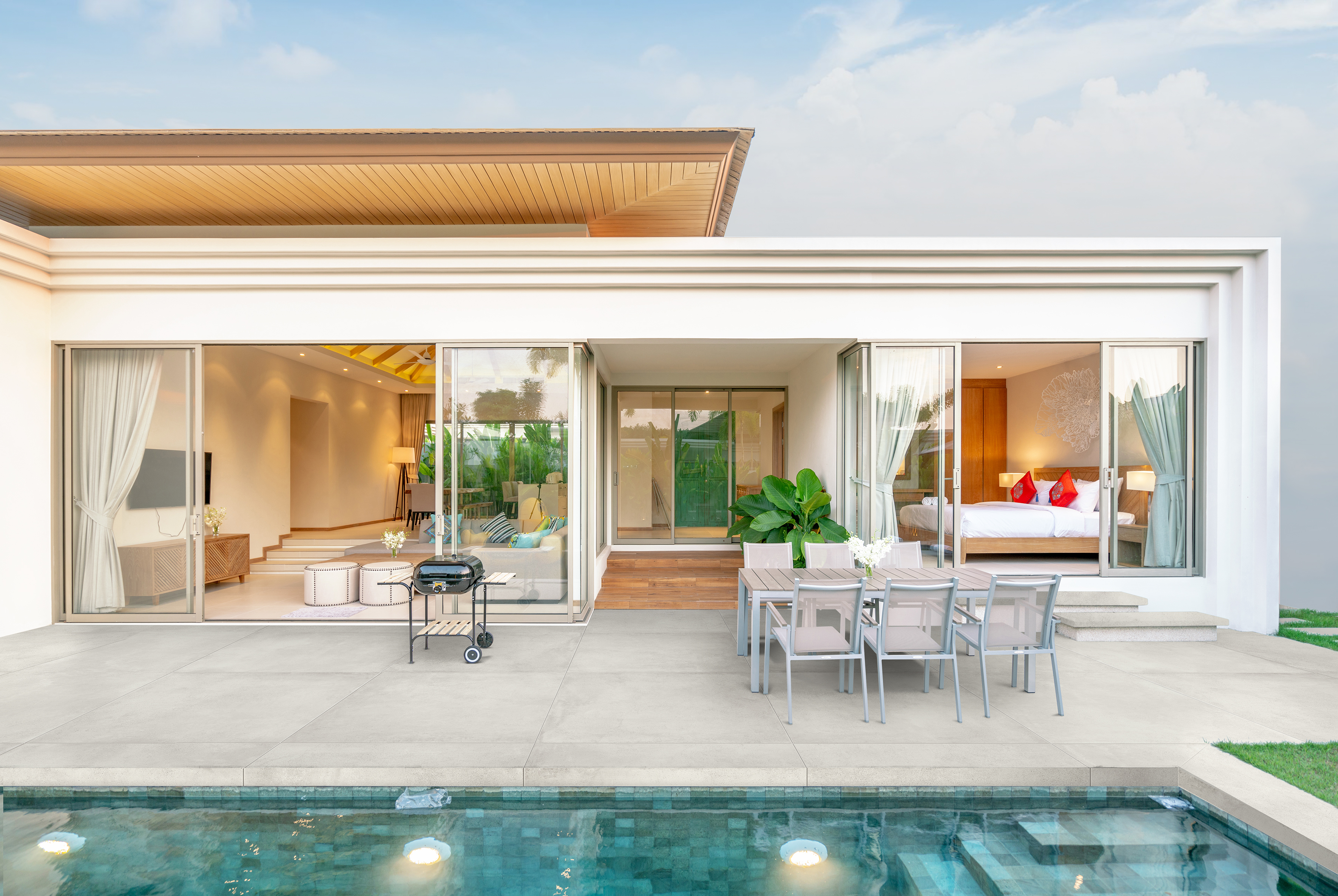 Urbanixx Gres Hirado Outdoor Betonoptik Weiß Matt 90x90 cm rektifiziert R11