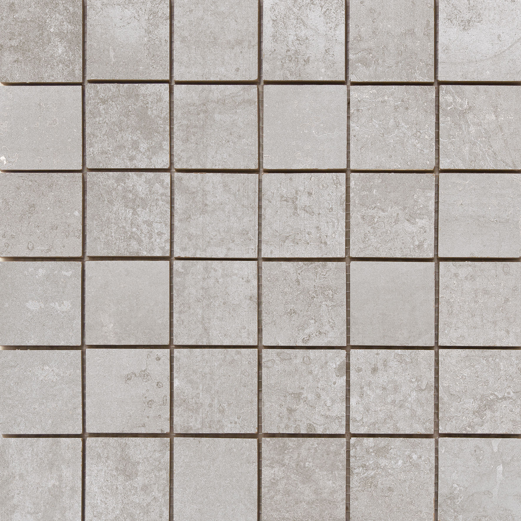 Urbanixx Gres Karlstadt Mosaik Metalloptik Hellgrau Matt 30x30 cm rektifiziert R9