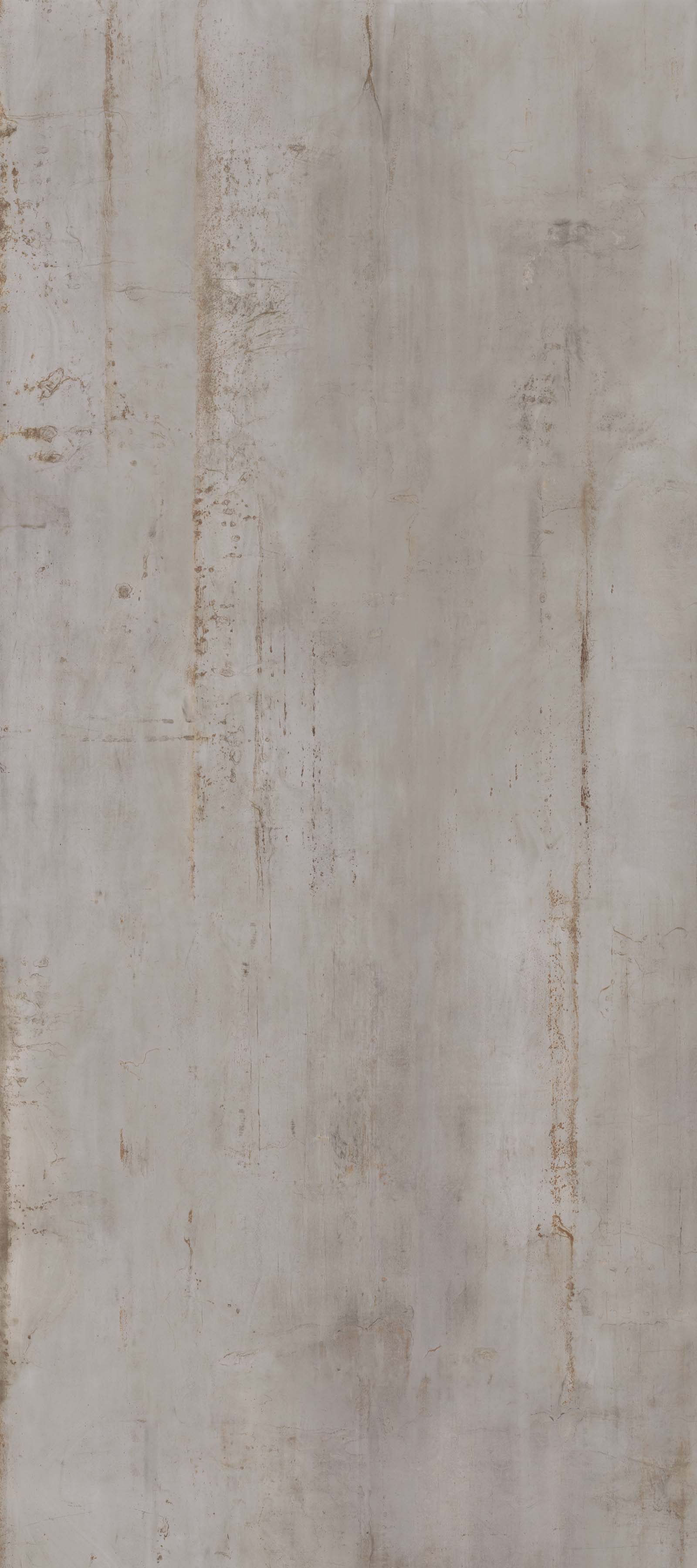 Flaviker Rebel Bodenfliese Metalloptik Grau Matt 160x320 cm rektifiziert