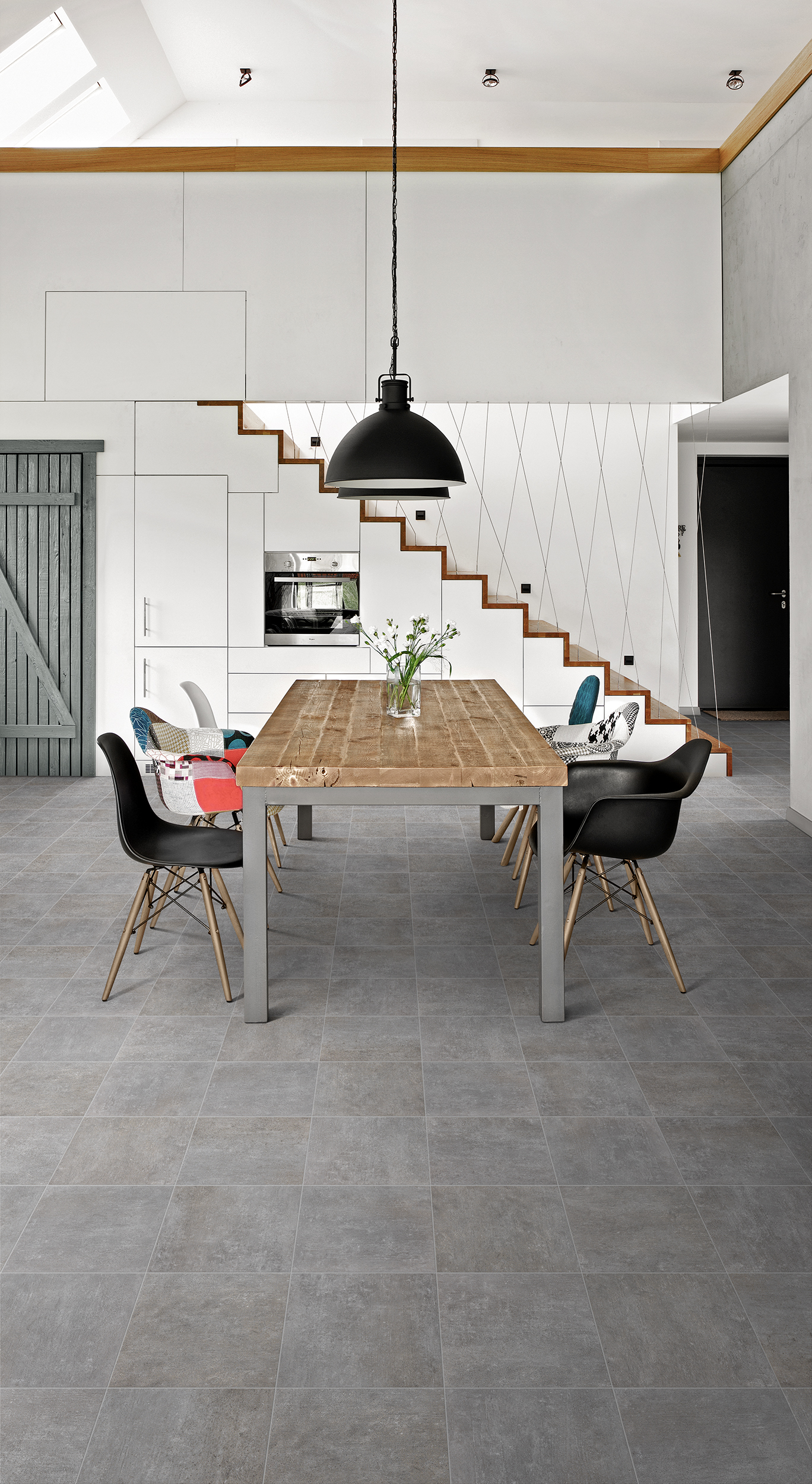 Urbanixx Gres Palermo Bodenfliese Betonoptik Grau matt 80x80 cm rekt. R10B