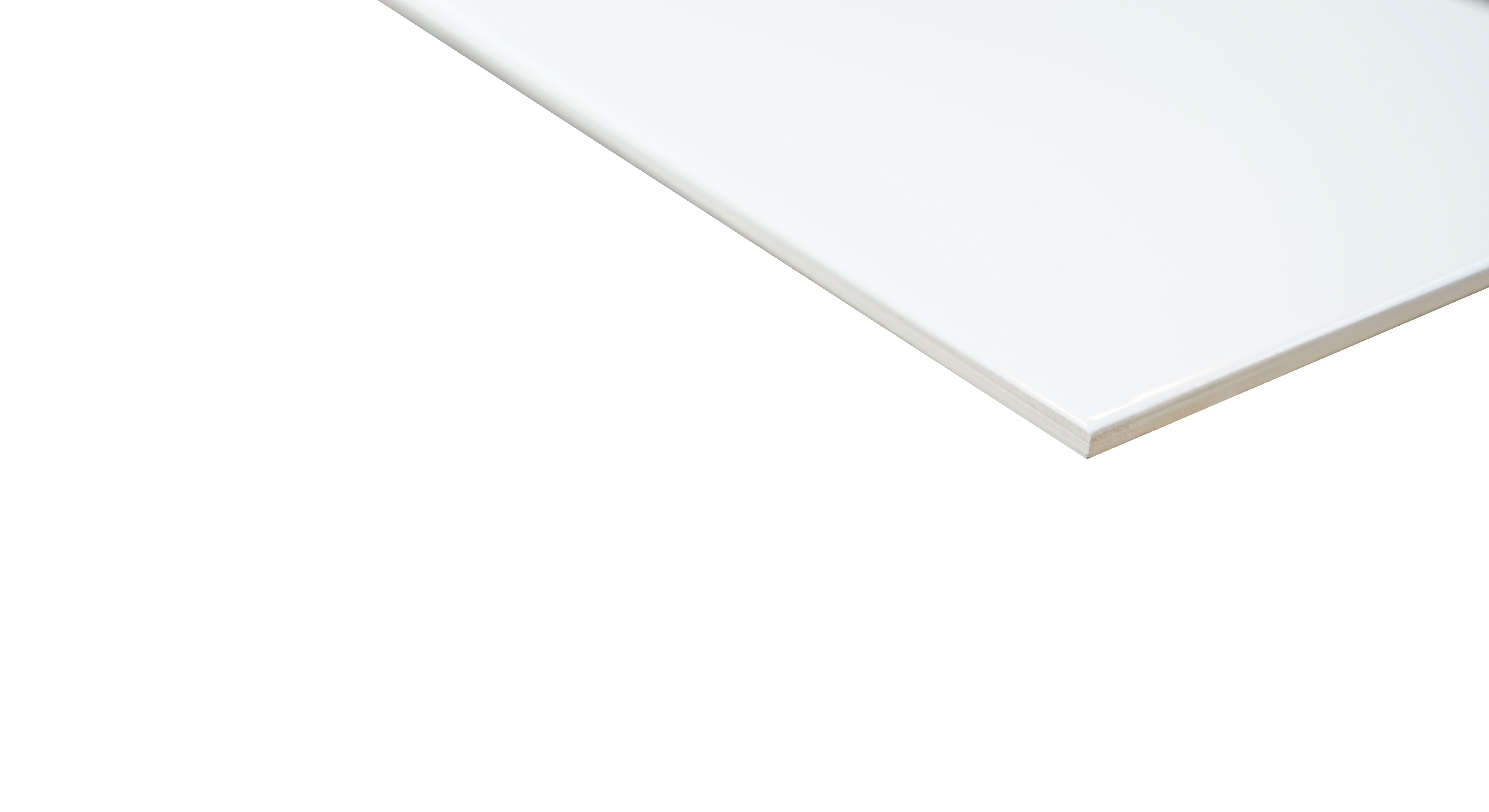 Urbanixx Gres Warschau Wandfliese uni Weiß glänzend 19,8x39,8 cm  