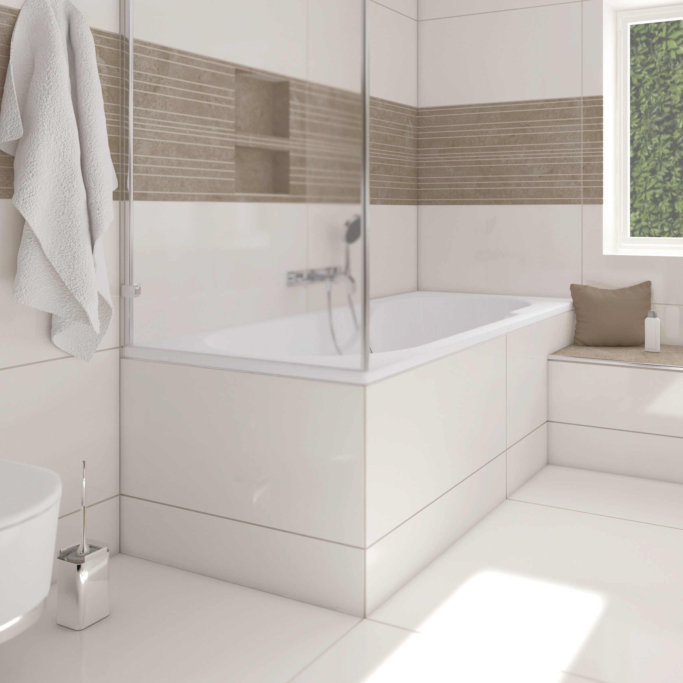 Lux Elements Badewannenverkleidungsset 183x60x3 cm Lux Elements Badewannenverkleidungsset 183x60x3 cm