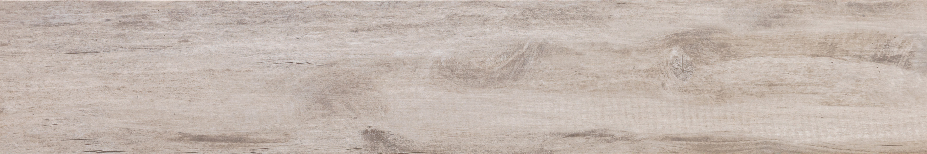Noem Gres Bergamo Bodenfliese Holzoptik Weiß Matt 20x120 cm rektifiziert R9