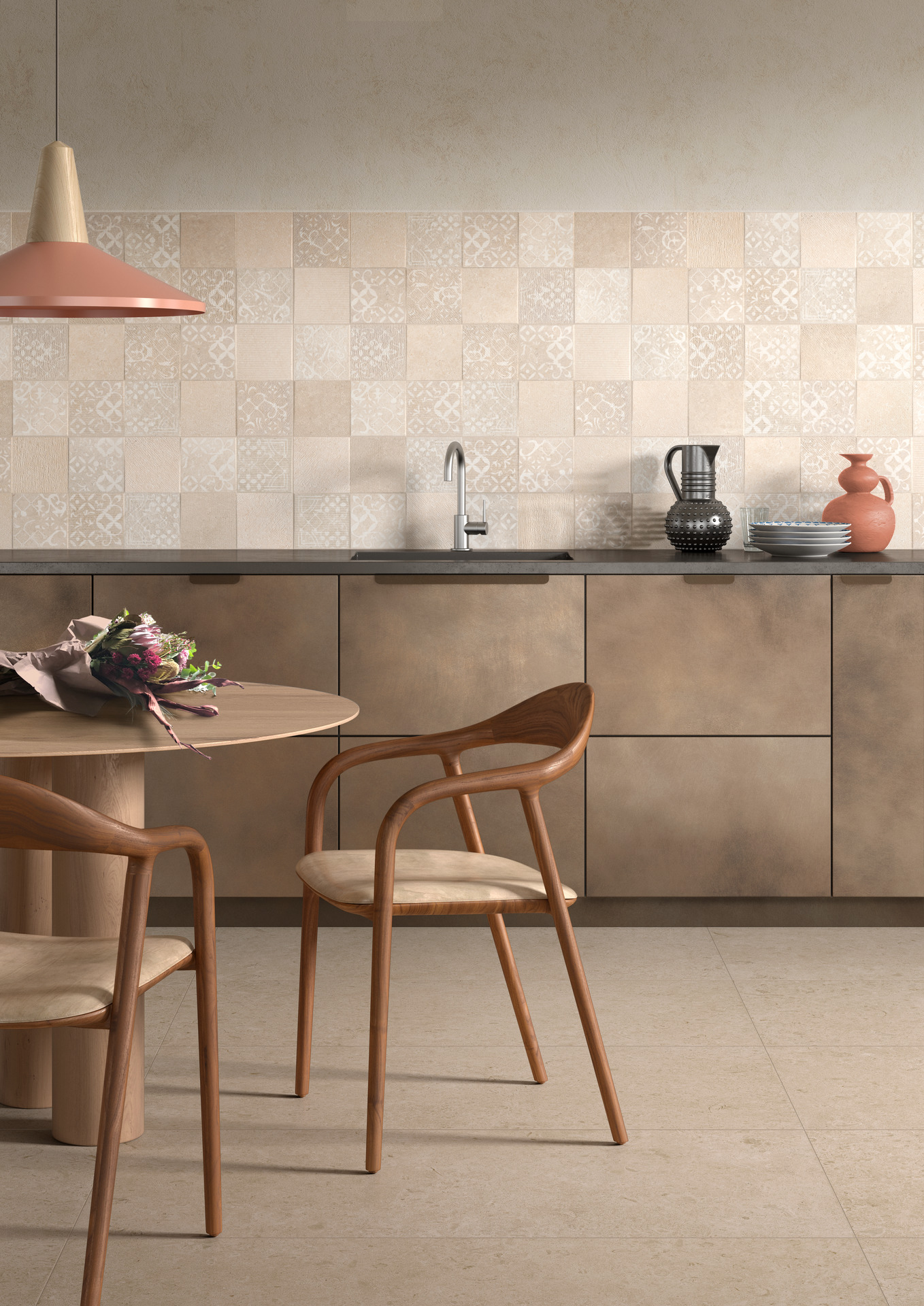 Ragno Eterna Bodenfliese Natursteinoptik Beige Matt 30x60 cm rektifiziert R10B 