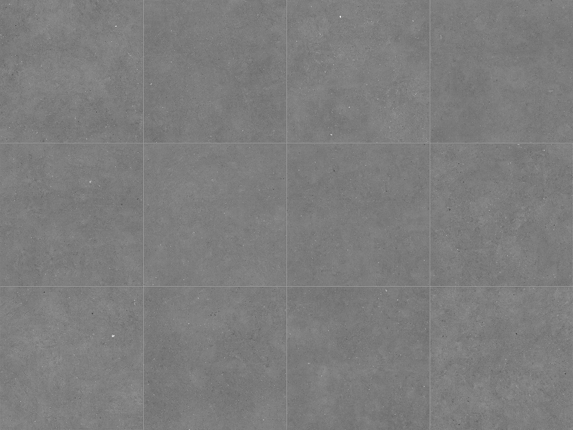 Urbanixx Gres Osaki Bodenfliese Natursteinoptik Anthrazit Matt 90x90 cm rektifiziert R10