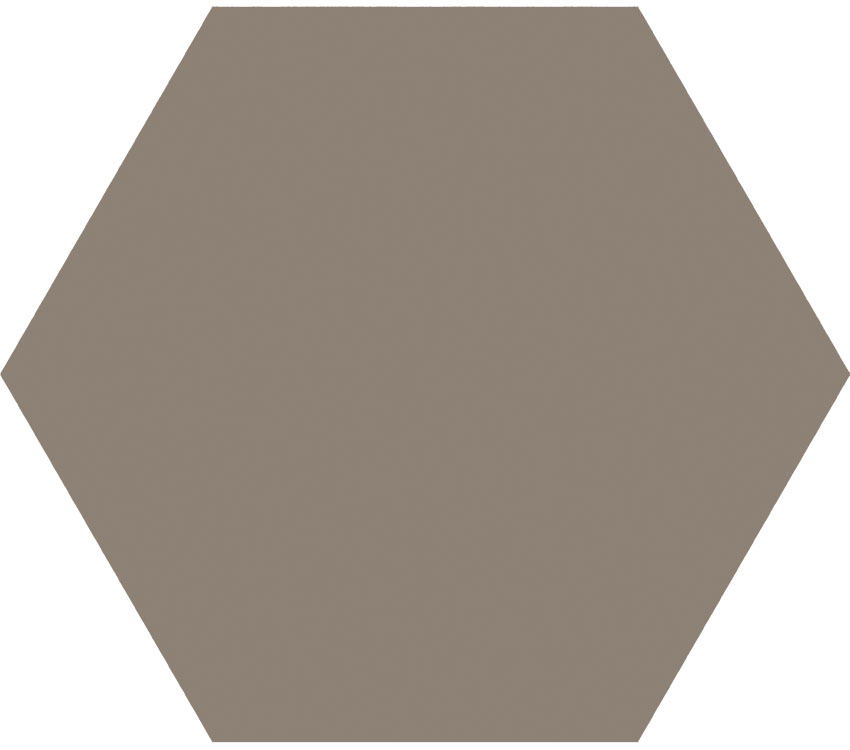 Catalea Gres Salmi Bodenfliesen Hexagon Taupe matt 15x17 cm  