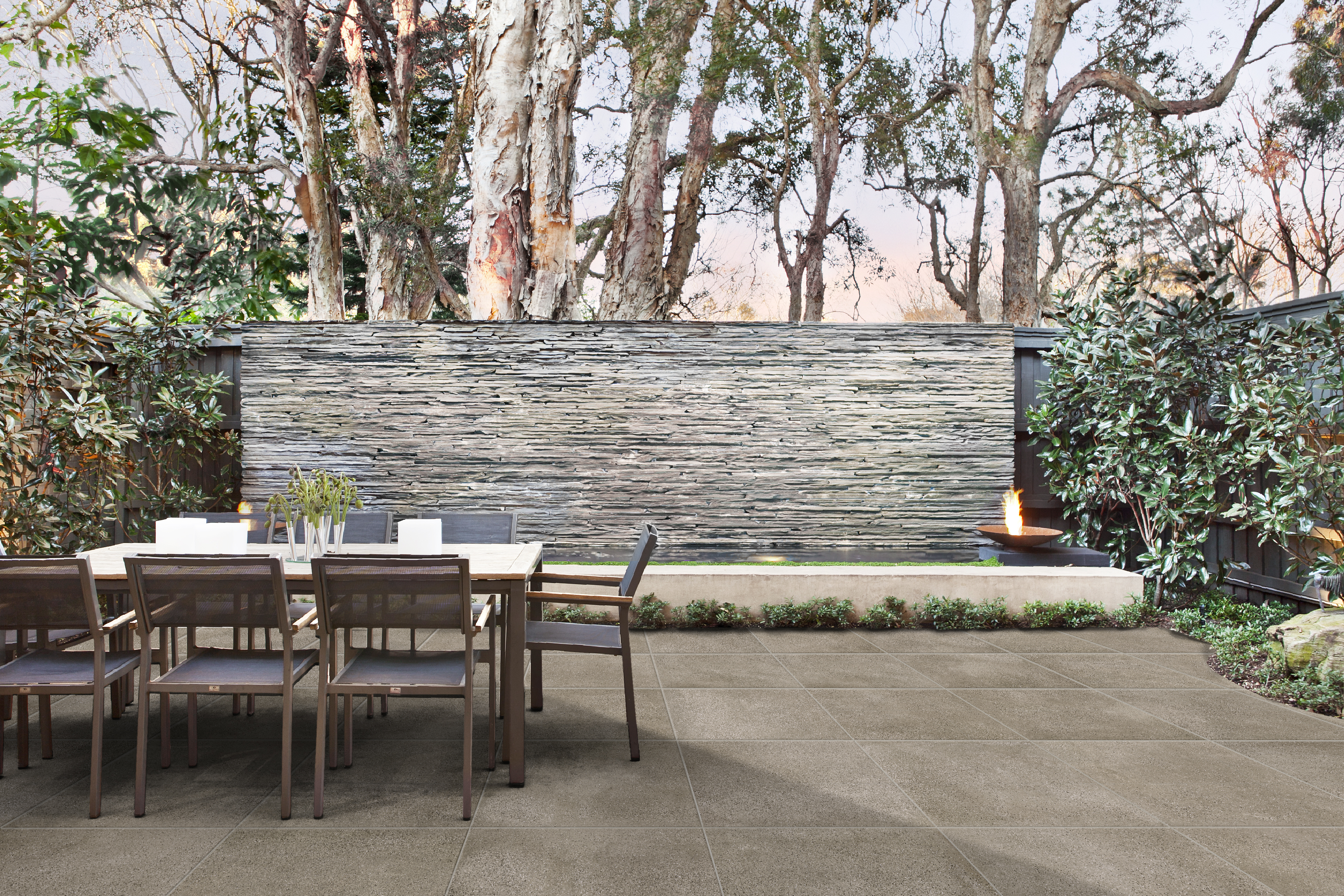 Urbanixx Gres Hirado Outdoor Betonoptik Braun Matt 60x60 cm rektifiziert R11