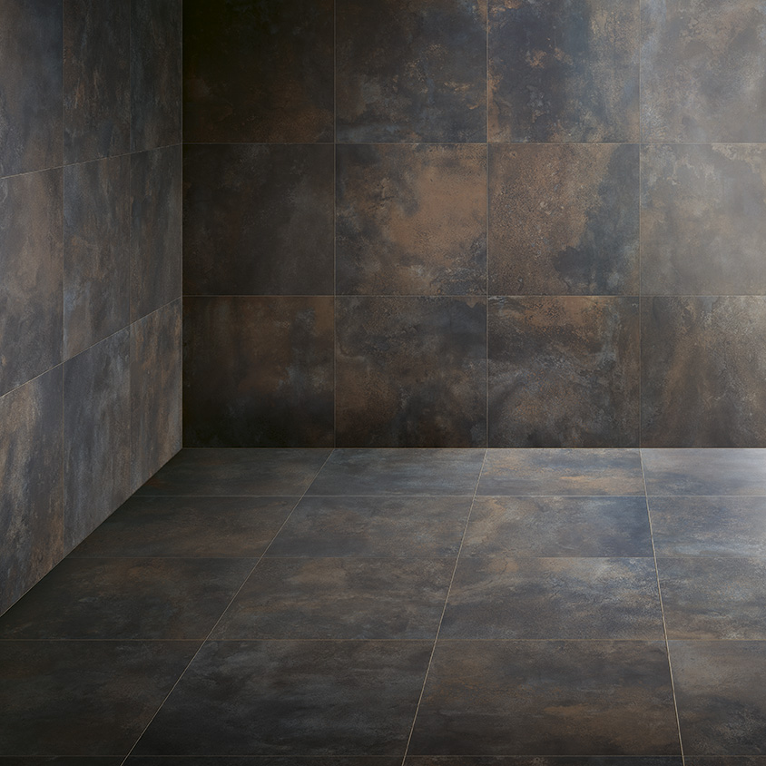 Caesar Relate Flame Bodenfliese Metalloptik Reef matt 60X120 cm rekt. R10A