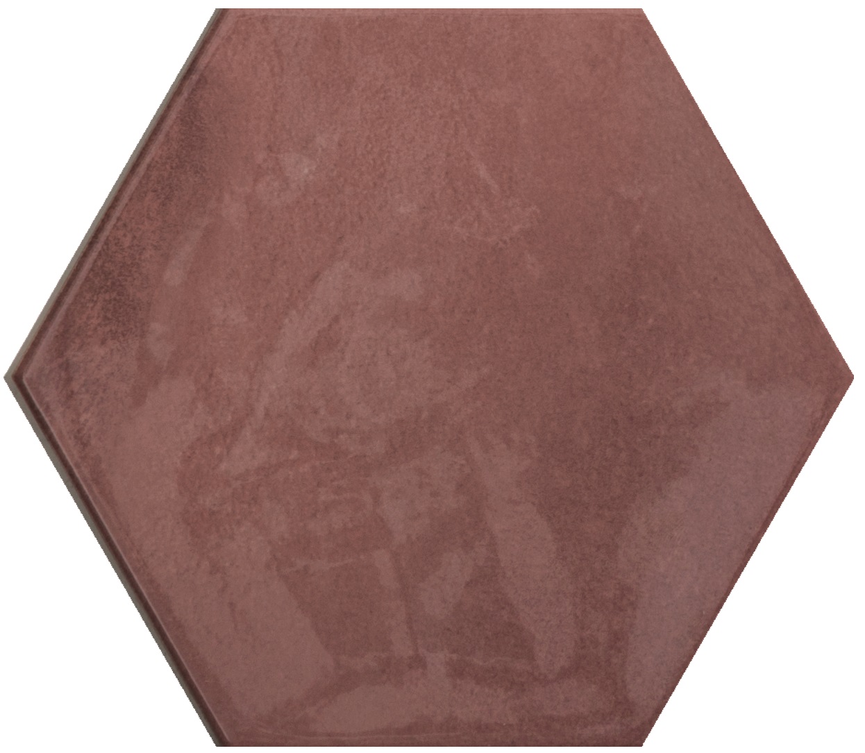 Catalea Gres Timra Hexagonfliese Rot glänzend 16x18 cm 