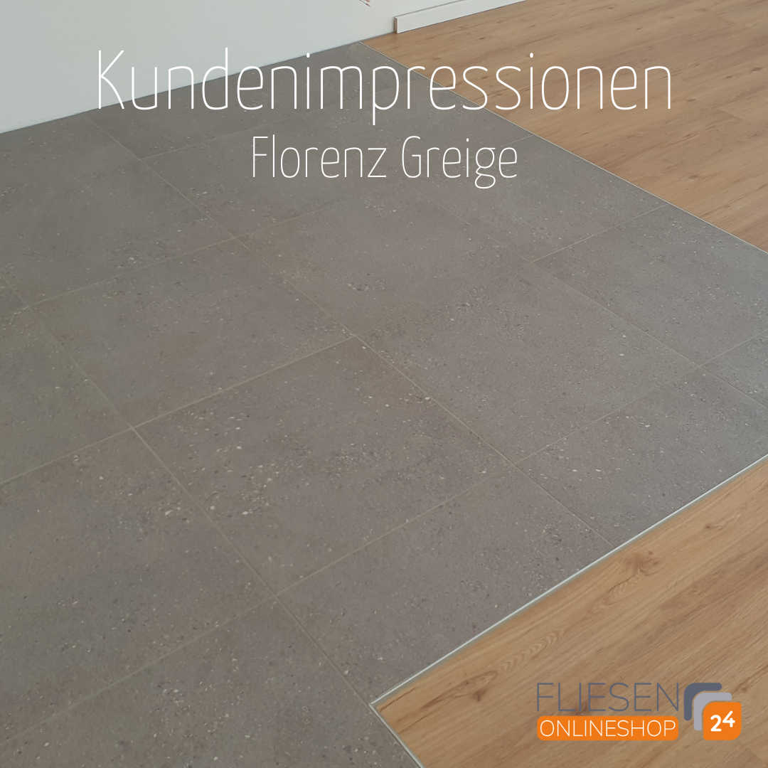 Urbanixx Gres Florenz Bodenfliese Natursteinoptik Greige matt 60x60 cm rekt. Urbanixx Gres Florenz Bodenfliese Natursteinoptik Greige matt 60x60 cm rekt.