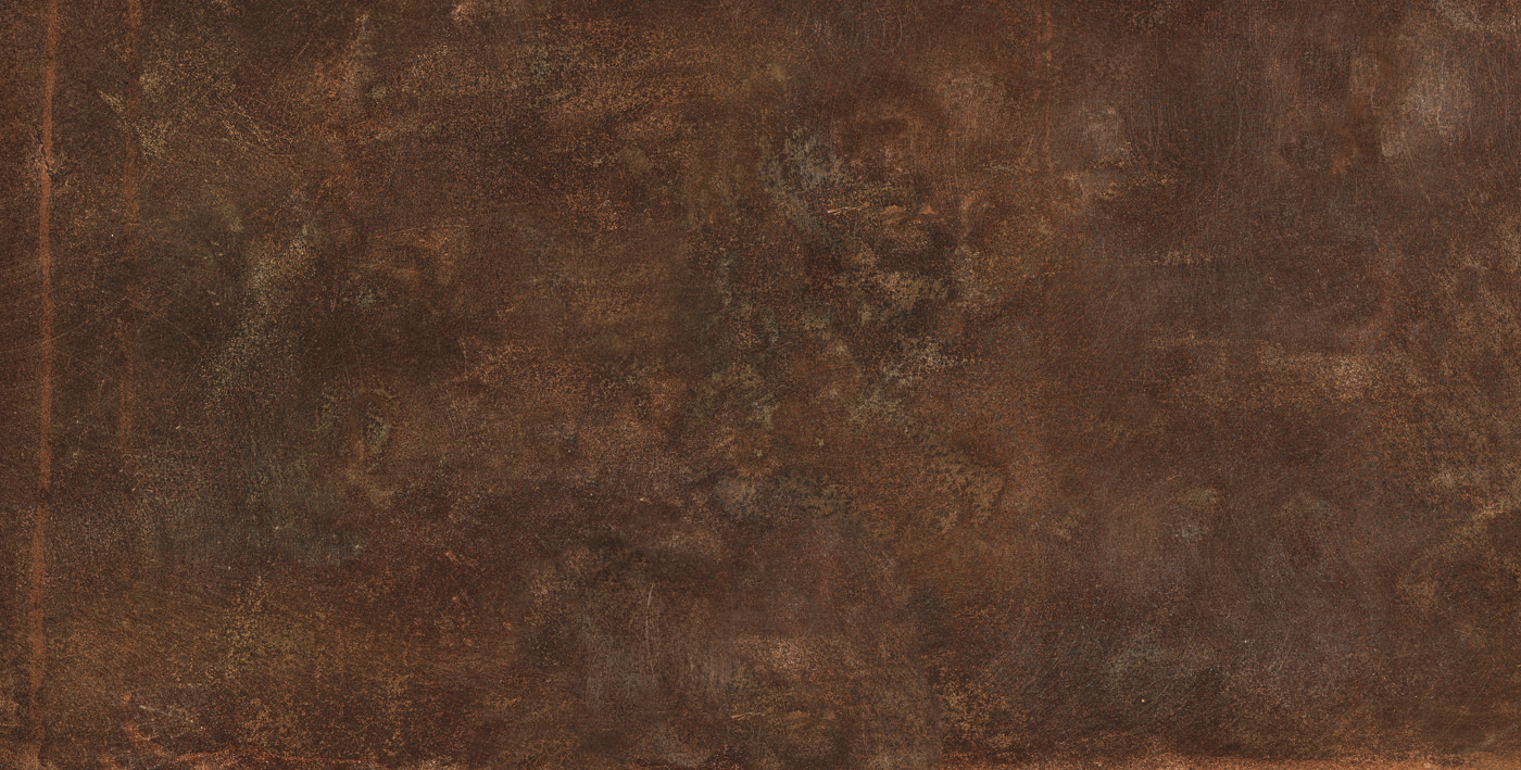 Ergon Metal Style Bodenfliese Metalloptik Rost Matt 60x120 cm rektifiziert R10B