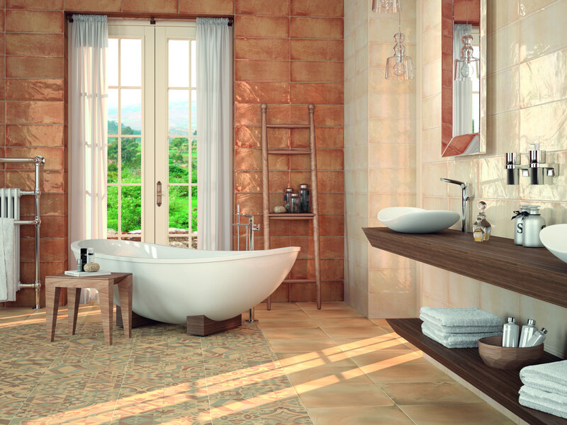 Catalea Gres Hede Metrofliese Beige Glänzend 20x50 cm