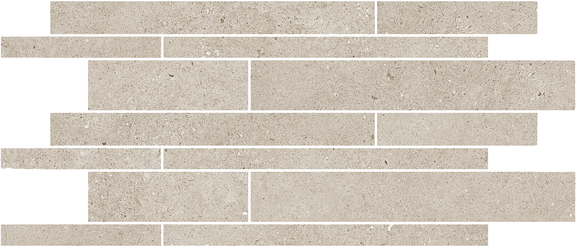 Urbanixx Gres Osaki Stäbchenmosaik Natursteinoptik Beige matt 30x60 cm R10