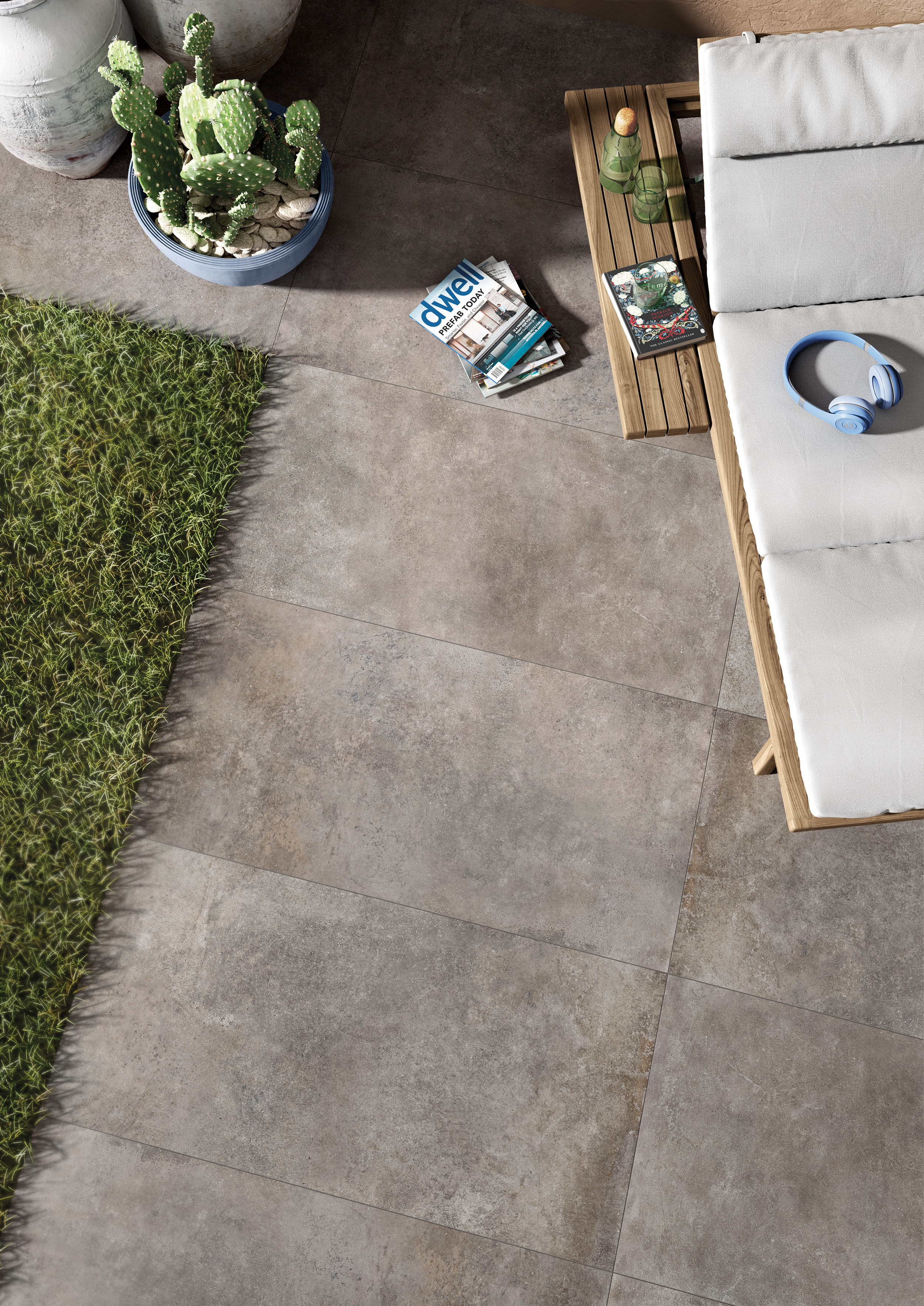 Urbanixx Gres Catania Bodenfliese Natursteinoptik Grau matt 60x60 cm rekt. R10B Urbanixx Gres Catania Bodenfliese Natursteinoptik Grau matt 60x60 cm rekt. R10B