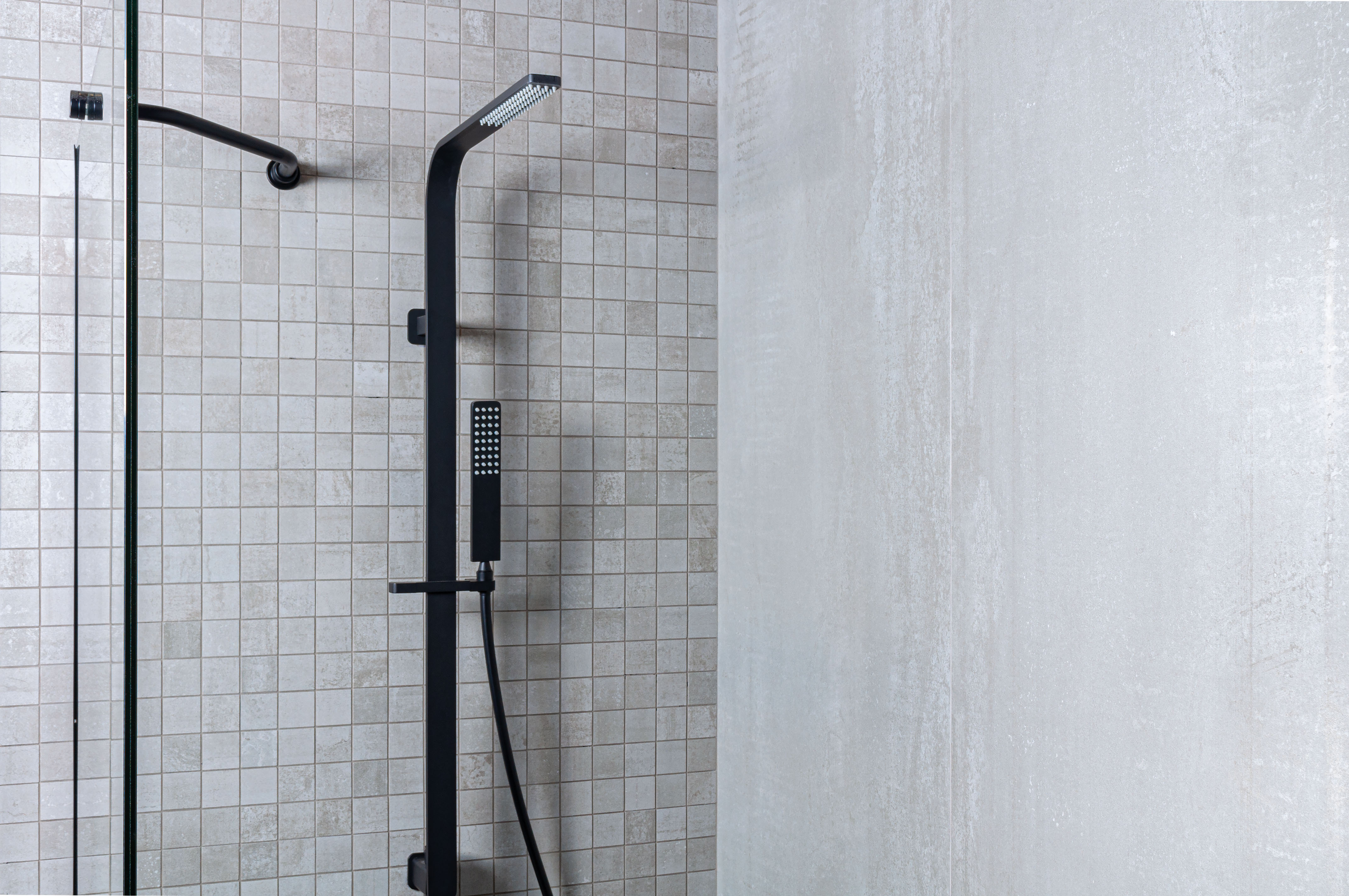 Urbanixx Gres Karlstadt Mosaik Metalloptik Hellgrau Matt 30x30 cm rektifiziert R9