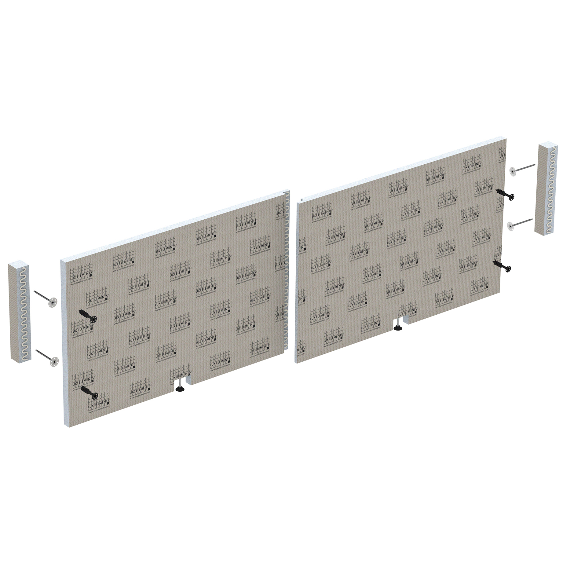 Lux Elements Badewannenverkleidungsset 183x60x3 cm Lux Elements Badewannenverkleidungsset 183x60x3 cm