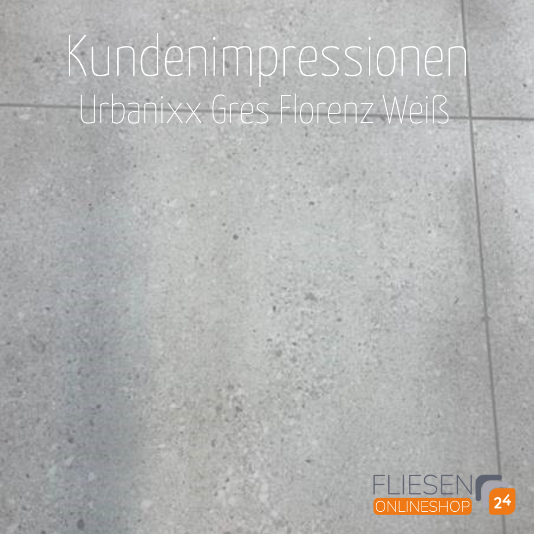 Urbanixx Gres Florenz Stäbchenmosaik Natursteinoptik Weiß matt 30x60,4 cm rekt. 