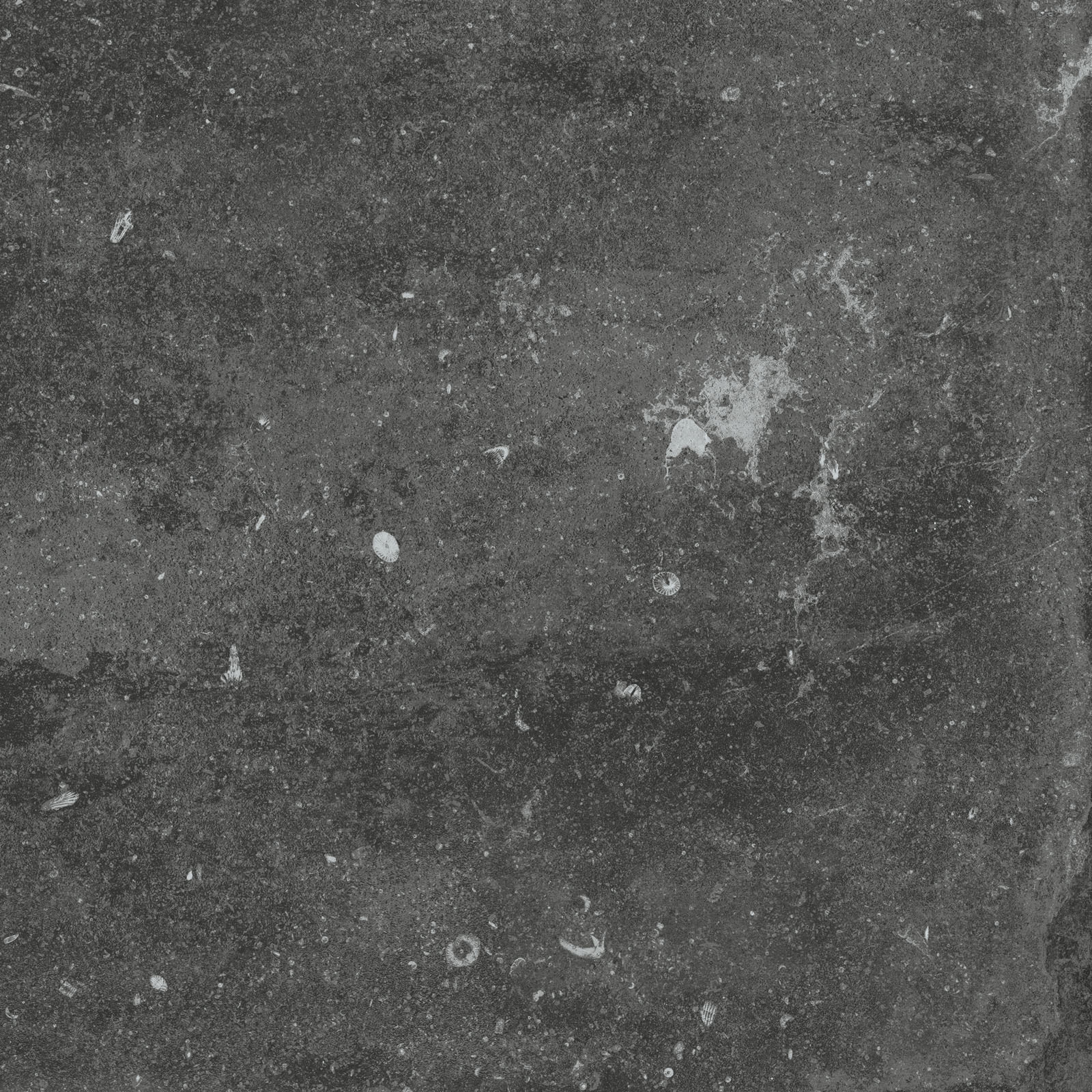 Flaviker Nordik Stone Indoor Bodenfliese Natursteinoptik Schwarz Matt 60x60 cm rektifiziert R10B