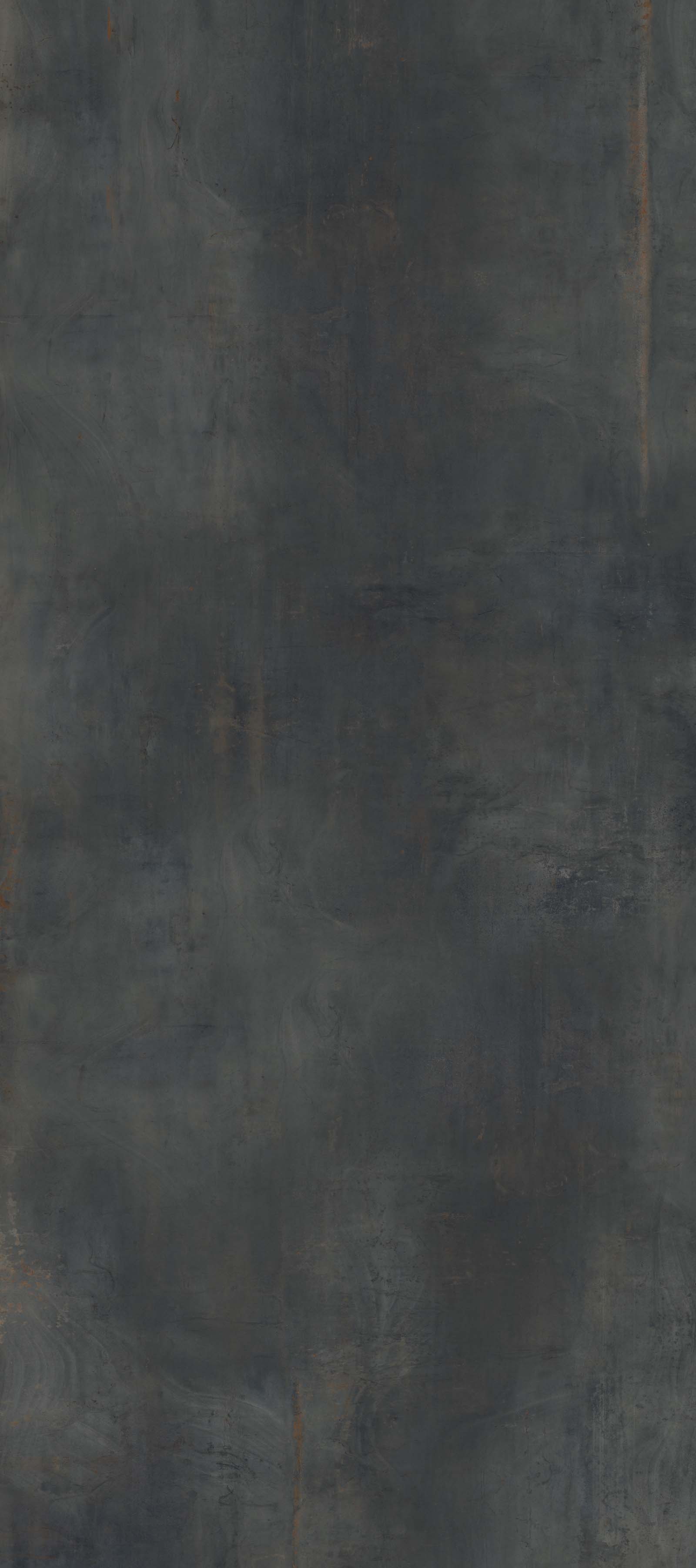 Flaviker Rebel Bodenfliese Metalloptik Schwarz Matt 120x278 cm rektifiziert 