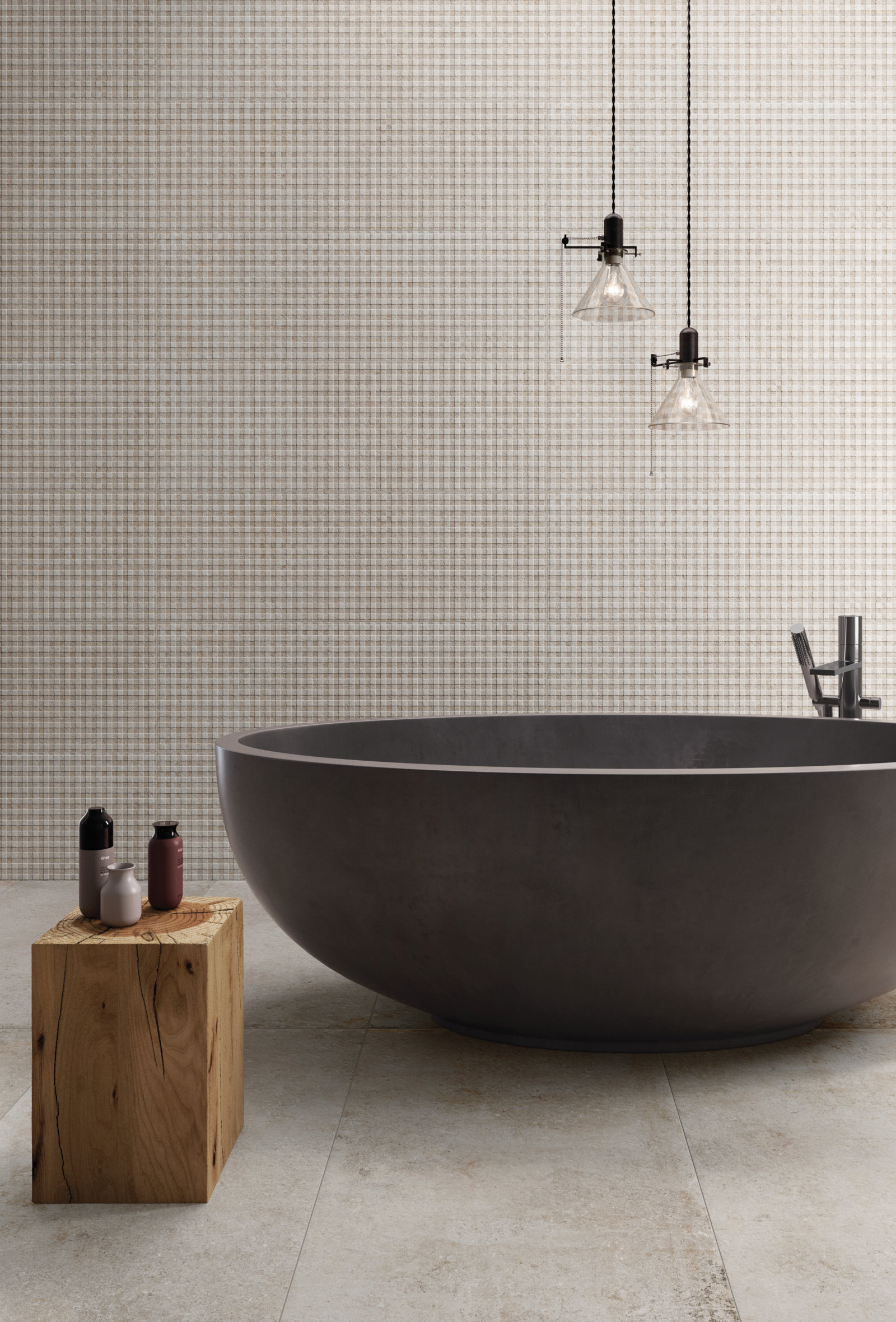 Flaviker Re Tour Bodenfliese Betonoptik Grau Matt 90x90 cm rektifiziert R10B