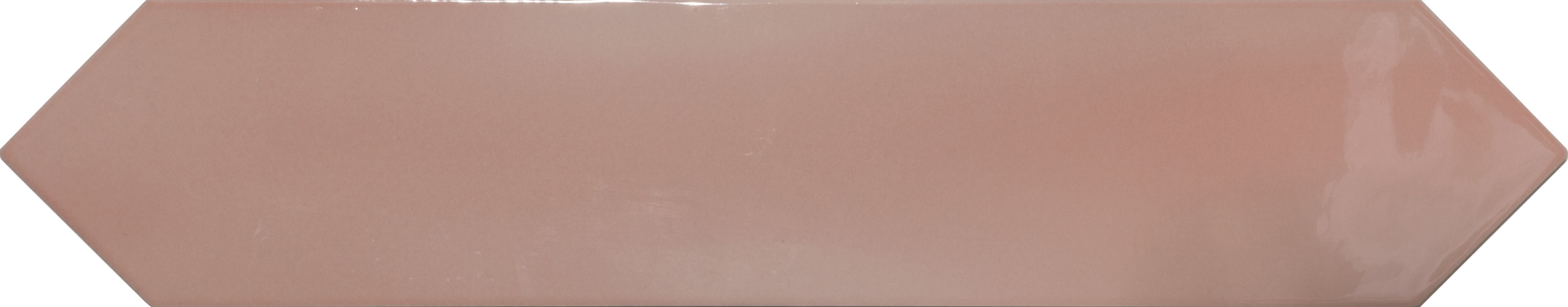 Catalea Gres Birsta Vintagefliese Fischgrätverblender Rosa Glänzend 6,5x33,2 cm