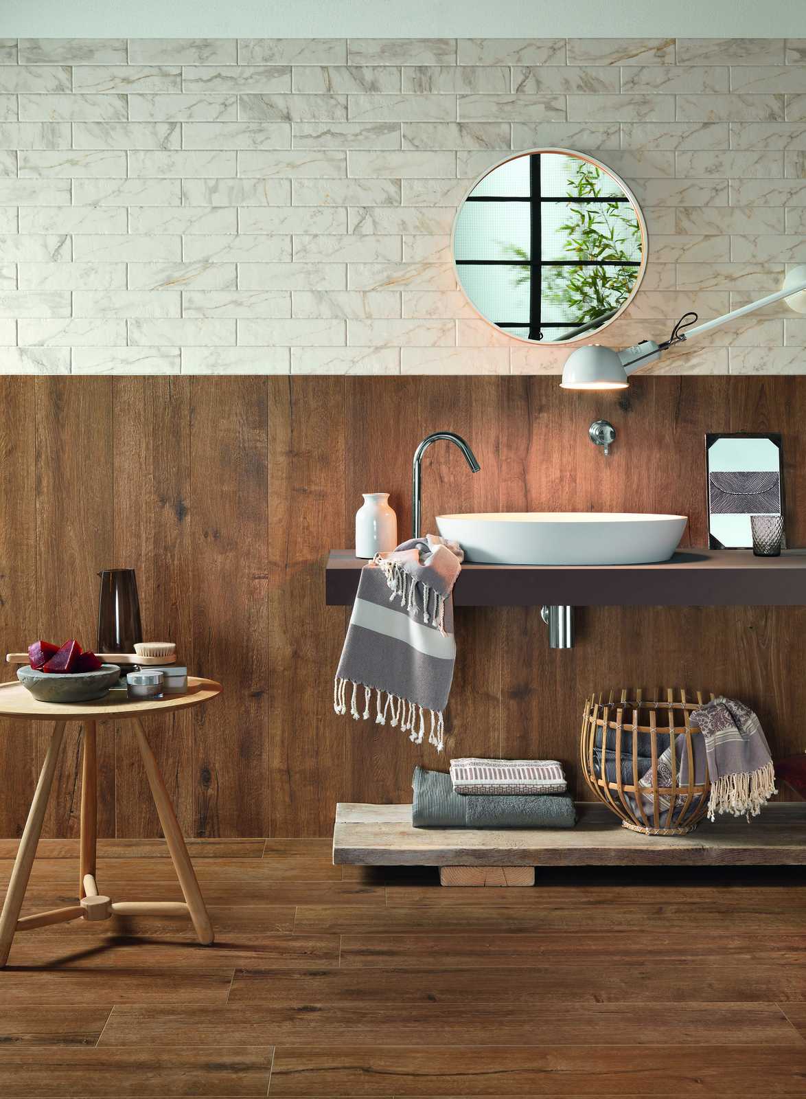 Ragno Woodtale Bodenfliese Holzoptik Braun Matt 15x120 cm rektifiziert R9 
