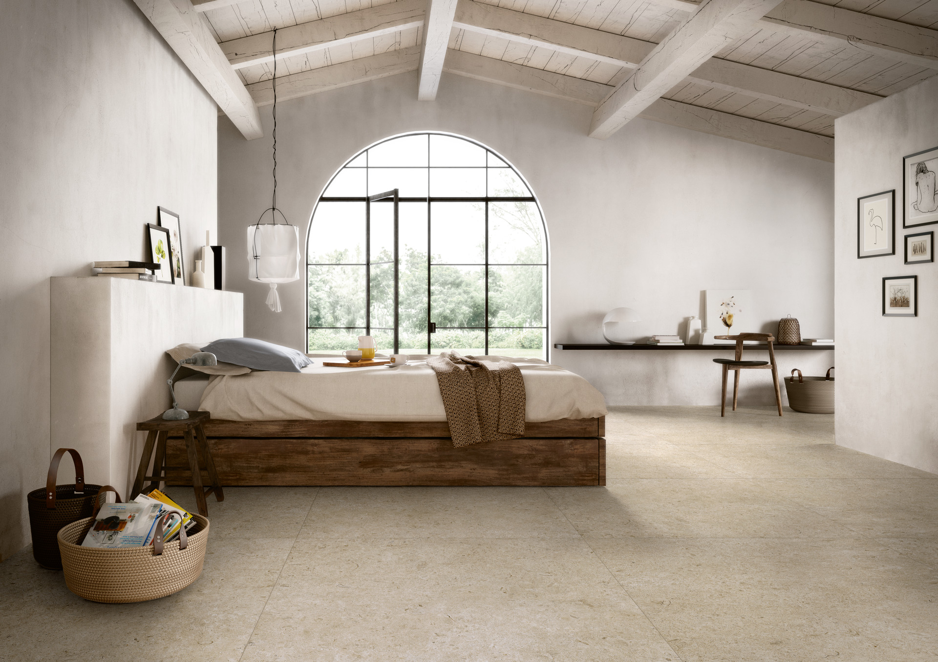 Ragno Eterna Bodenfliese Natursteinoptik Beige Matt 30x60 cm rektifiziert R10B 