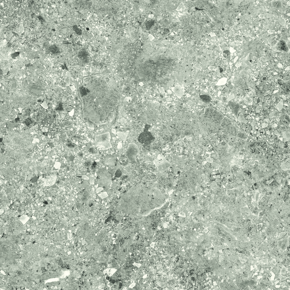 Urbanixx Gres Kyoto Bodenfliese Terrazzooptik Grau Matt 80x80 cm rektifiziert R10