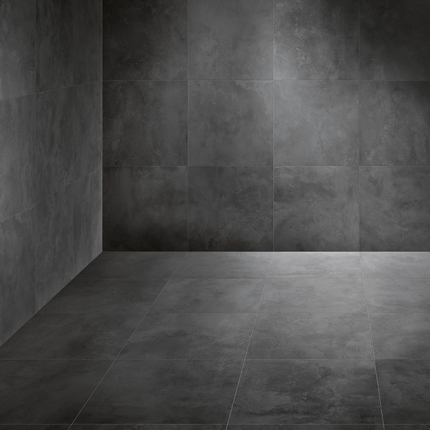 Caesar Relate Flame Bodenfliese Metalloptik Tide matt 120x120 cm rekt. R10A