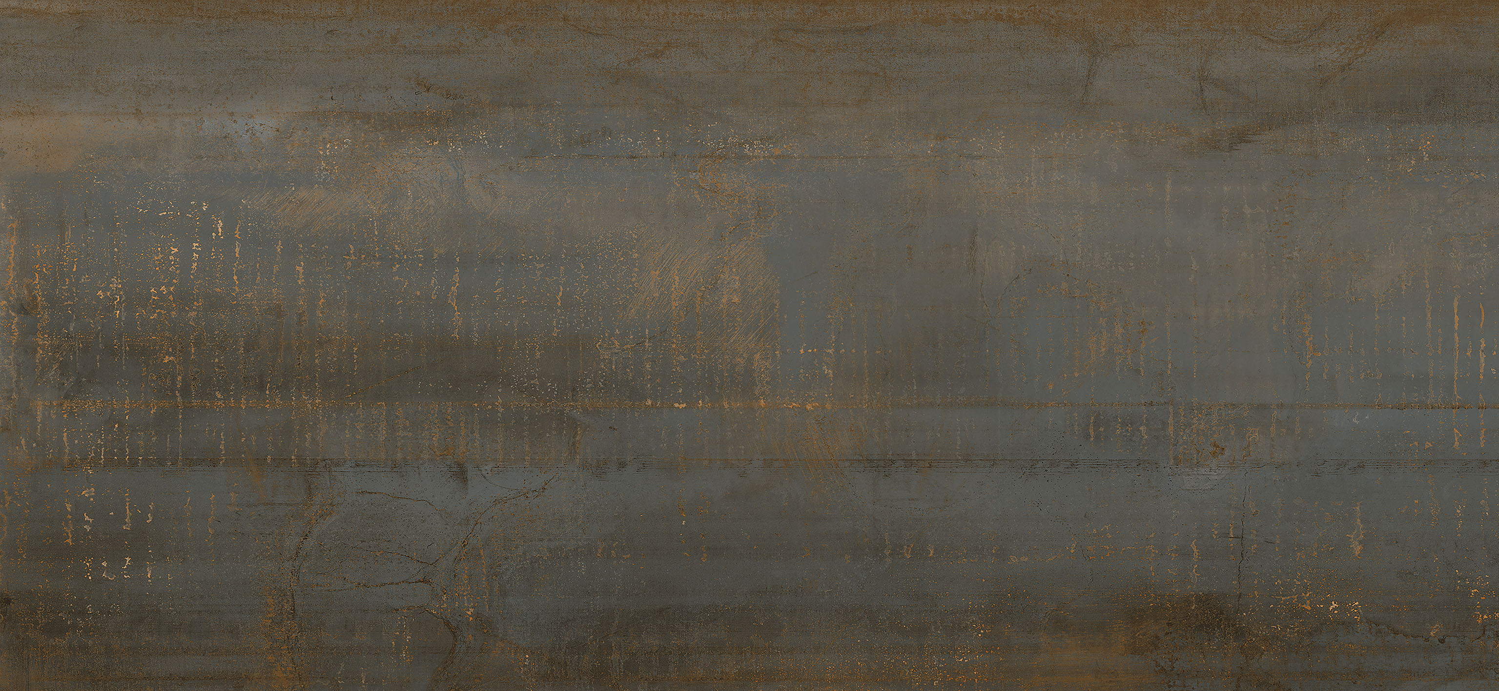 Urbanixx Gres Karlstadt Bodenfliesen Metalloptik Braun Matt 120x260 cm rektifiziert R9