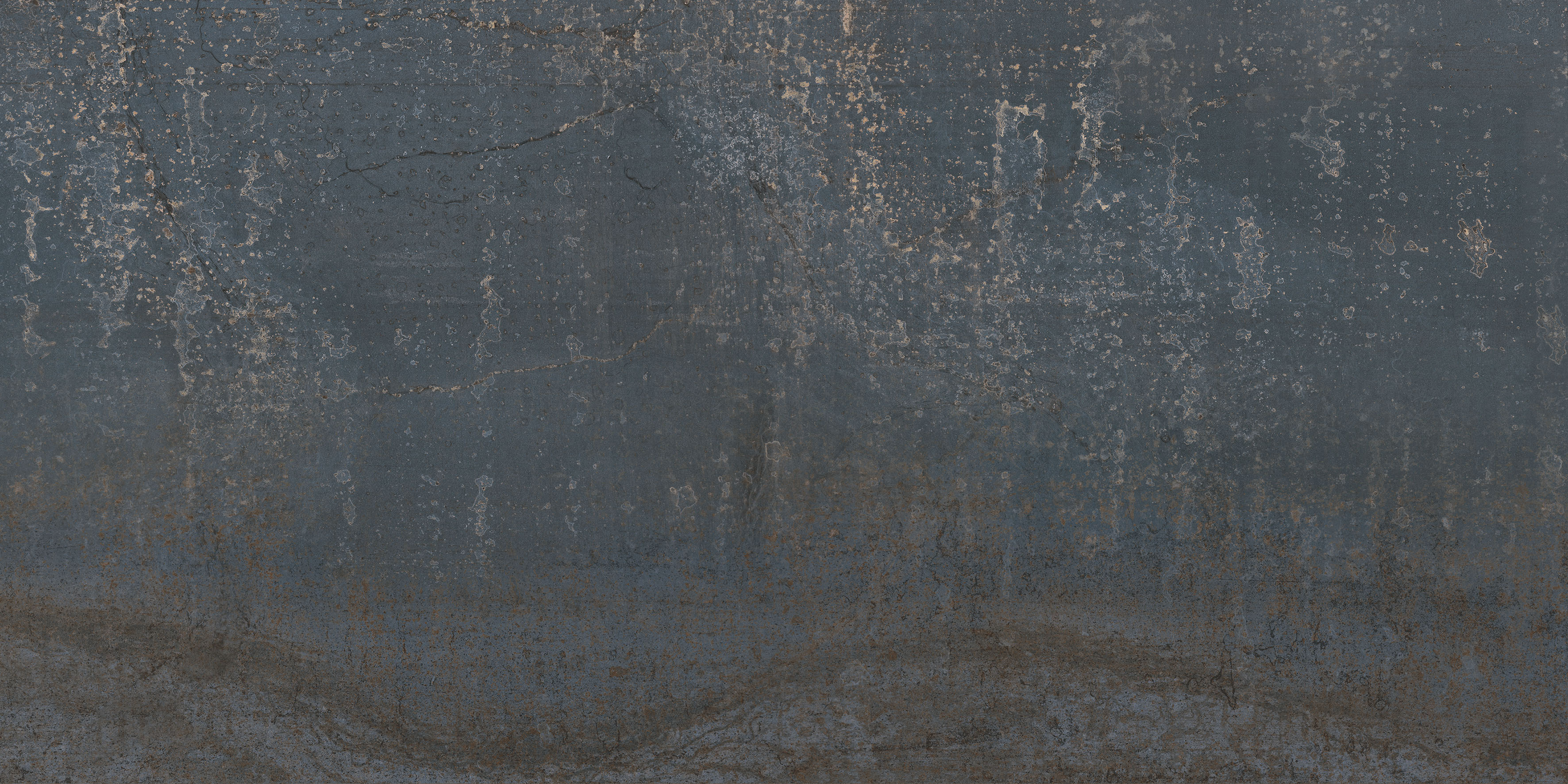Urbanixx Gres Karlstadt Bodenfliesen Metalloptik Blau Matt 30x60 cm rektifiziert R9