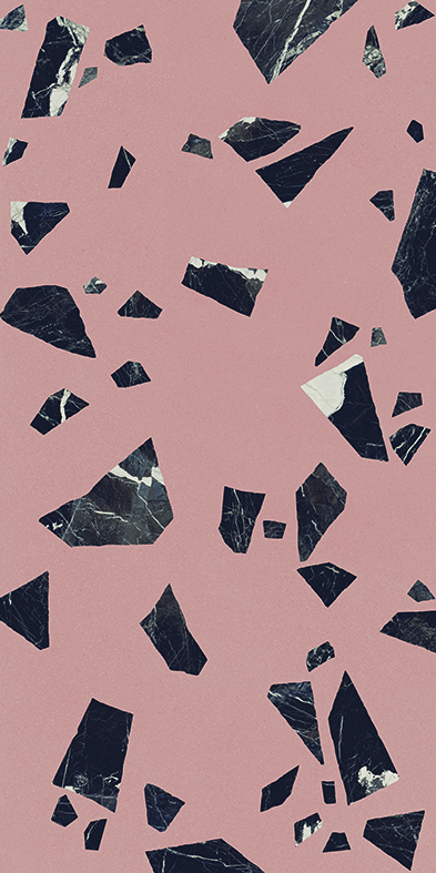 Ergon Medley Rock Bodenfliese Terrazzooptik Pink matt 60x120 cm rekt. R10B