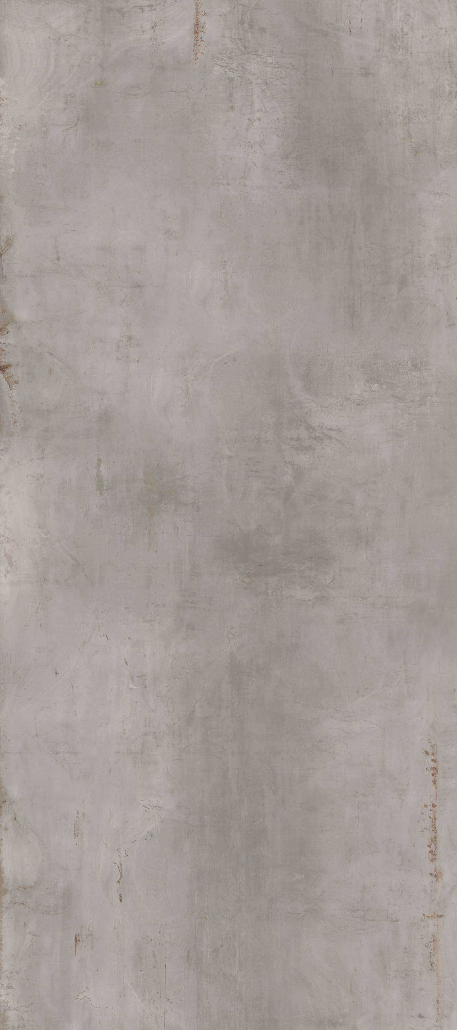 Flaviker Rebel Bodenfliese Metalloptik Grau Matt 160x320 cm rektifiziert