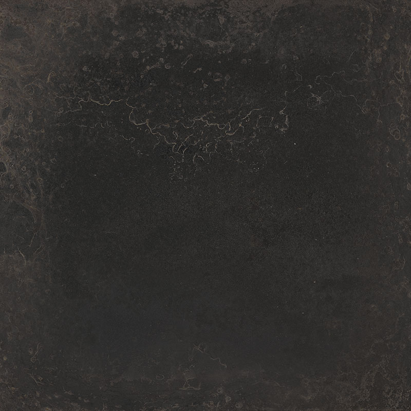 Urbanixx Gres Sveg Bodenfliesen Metalloptik Schwarz Matt 20x20 cm rektifiziert R9
