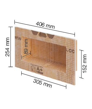 Schlüter Kerdi Board N Duschnische 305x152x89 mm
