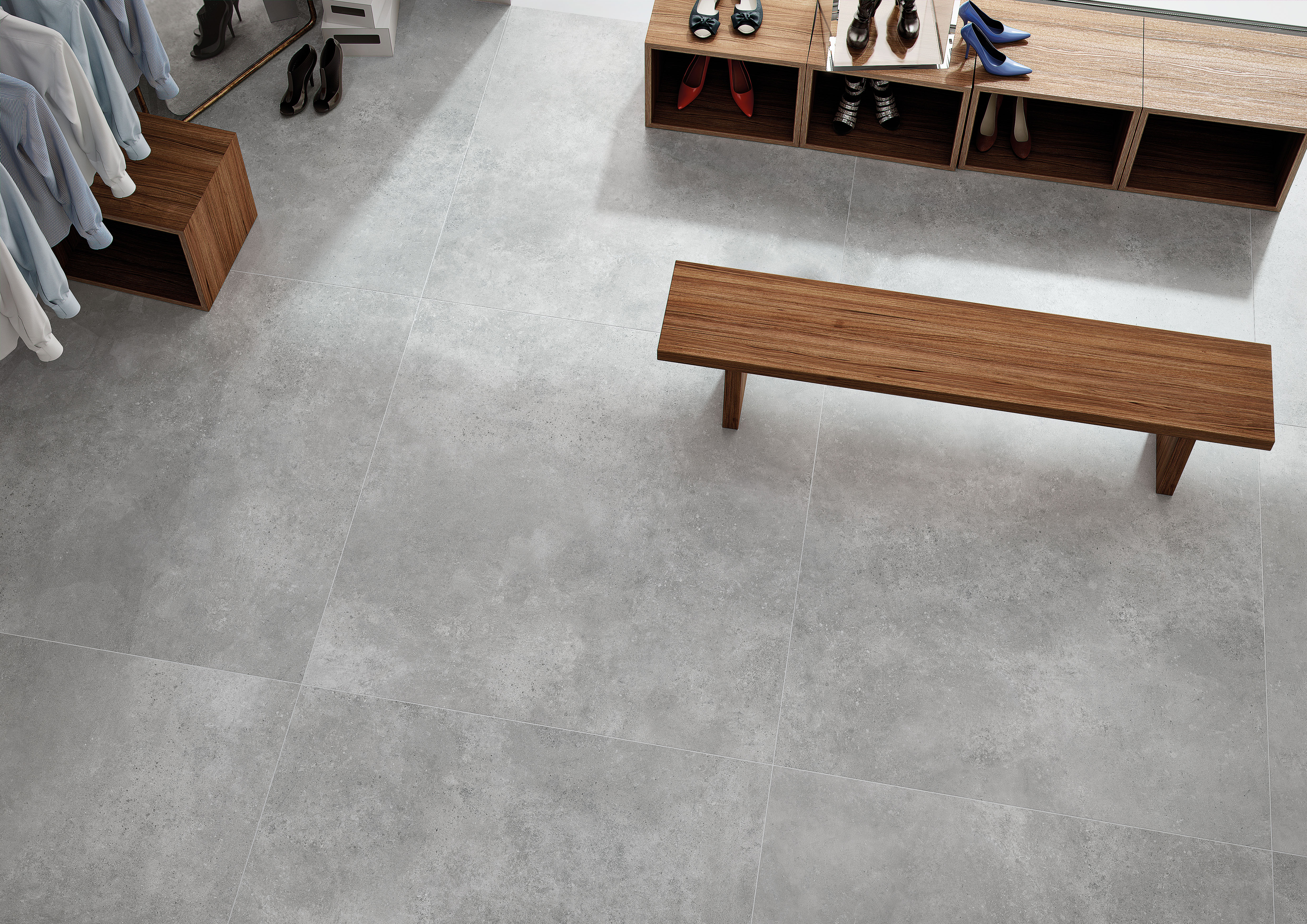 Urbanixx Gres Flata Bodenfliesen Betonoptik Grau matt 30x60cm rekt. Urbanixx Gres Flata Bodenfliesen Betonoptik Grau matt 30x60cm rekt.