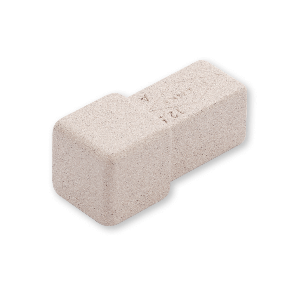 Blanke Eckstück New York Edition Cubeline quadratische Form Aluminium Optik Greige 7 mm hoch