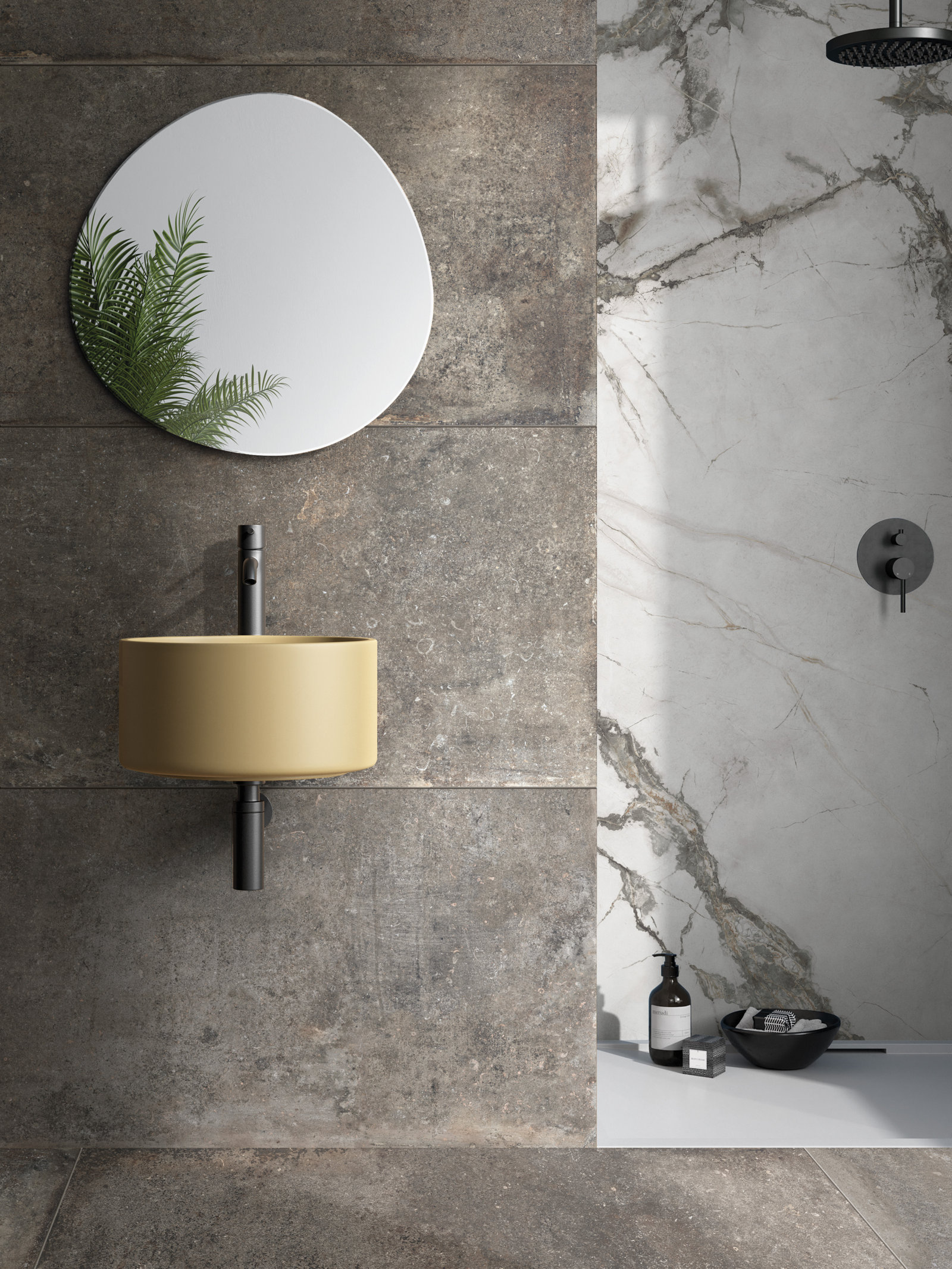 Flaviker Re Tour Bodenfliese Outdoor Betonoptik Mud matt 60x60 cm rekt. R11C Flaviker Re Tour Bodenfliese Outdoor Betonoptik Mud matt 60x60 cm rekt. R11C